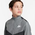 Trainingsanzug NIKE SPORTSWEAR "BIG KIDS' TRACKSUIT" Gr. L (152/158), grau (smoke grey, anthracite, white) Kinder Sportanzüge