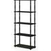 5-Tier Multipurpose Shelf / Display Rack / Storage Shelf / Bookshelf Classic Tubes Espresso/Black
