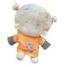 Gift Playing House Photo Props Toys False Two Pieces T-Shirt Strip Contrasting Colors Replacement Outfit 20cm Doll Clothes ORANGE