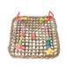 hammock net Small Animal Grid Hammock Parrot Bird Rat and Ferret Swing Thick Chew Rope Hammock Hanging Cage Grass Rope Nets Toys