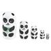 Nesting Doll 5Pcs Hand-painted Nesting Doll Plaything Handmade Wooden Educational Toy for Kid