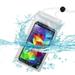 Universal T-Clear Waterproof Case Bag Pouch for Motorola Moto E4 G5 Droid Maxx 2 X Play X+1 Photon Q Electrify 2 ATRIX HD Razr HD Razr Maxx MB810 Droid X + MND Mini Stylus