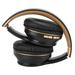 Wireless Stereo Headset Wireless Headset Headset Stereo Headset Wireless Headset Wireless Stereo Headset MP3 For Music Games Computers Support Memory Cardblack Golden