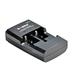 2-Slot Universal Battery Charger Smart Charger for Ni-mh 4.2V Rechargeable Batteries 16340 14250 CR123 CR2 (Black)