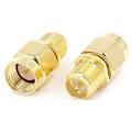 1PCS SMA male to RP SMA female Adapter RF Coax Coupling Nut barrel Connector Converter For WIFI 4G Antenna