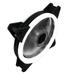 EKOUSN Black and Friday Deals 120mm Fan Silent Dual Aperture Fan Desktop PC Case Cooler Fan Silent Gale-Fan LED RGB Light