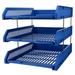 3 Tier File Rack 1pc 3 Tier Plastic File Document Rack Desktop File Holder Organizer for Office