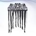 1PC Halloween Horror Decorations Ghost Head Black Curtain Halloween Tassel Curtain Halloween Door Hangings Flags Skull Banner Supplies