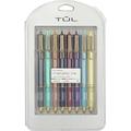 TUL Limited Edition Metallic Brights Retractable Gel Pens Medium Point 0.8 mm Assorted Barrel Colors