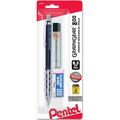 Pentel Graph Gear 800 Mechanical Drafting Pencil 0.5mm Black Barrel with Lead and Small (PG805LZBP)