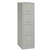 Pemberly Row 4-Drawer Contemporary Metal Vertical File Cabinet in Light Gray
