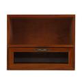 Retro Wooden Storage Drawers Glass Drawer Storage Box Stationery Organizer