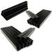 Black T50 Heavy Duty Black Colored 3/8Inch Crown 3/8Inch Long Leg 10Mm Black 5 000Pcs 3/8Inch Inches (818T50BL)