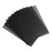 Uxcell 20 Mil Clear PVC Binding Covers 10 Pcs for Report Black