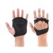 BESTONZON Ventilated Weight Lifting Gloves Fitness Cross Training Gloves Non-Slip Palm Sleeve Great for Pull Ups Cross Training Fitness (Black-M)