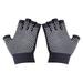 half finger gloves Non-slip Workout Gloves Half Finger Cotton Gloves Machine Comfortable Knitted Gloves for Yoga Sports(Dark Grey)