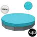 Sunshades Depot 12 Ft Turquoise Green Waterproof Round Pool Cover Above Ground Pool Winter Covers Wire Rope Hemmed All Edges for Above Ground Swimming Pools (12 Turquoise Green Waterproof)