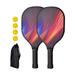 Pickleball Paddles Pickleball Rackets Includes 2 Rackets 4 Balls Pickleball Racquets for Beginners Adults Indoor Outdoor Use Style L