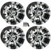 GTW Vampire 14 Golf Cart Wheels/Rims Machined E-Z-GO & Club Car