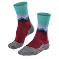 Women's Falke TK2 Explore Crest Socks - Cranberry - Size 39 - Socks