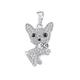 SILVEGO Anhänger Silver Pendant Ben The Dog with Clear Brilliance Zirkonia MW13765P SSL3861 Marke, Estándar, Metall, Kein Edelstein