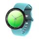 HEYSEN Japanese Quartz Movement Watches for Women & Man & Unisex Fashion Gifts Couples Watches Ultra-Thin Simple and Cool Waterproof Watch-Waterproof Silicone Strap, Green face - black case - light