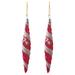 San Francisco 49ers Two-Pack Swirl Blown Glass Ornament Set