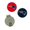 Team Effort NFL Hat Clip & 2 Ball Marker, NFL New England Patriots Hat Clip & 2 Ball Markers