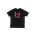 Under Armour Active T-Shirt: Black Sporting & Activewear - Kids Girl's Size Large