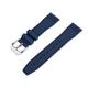 CRAFTER BLUE UX07 20MM Straight End Watch Band FKM Rubber Watch Strap Replacement for All 20mm Width Lug Watches, Navy