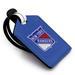 New York Rangers Personalized Leather Luggage Tag