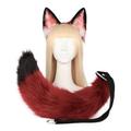For Cat Ears Headband And Faux Tail For Halloween Cosplay Party Costume Accessories For Cat Ears Tail Set For Ad Cosplay Prop Cosplay Prop Toys
