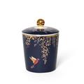 Portmeirion Sara Miller Amber Orchid & Lotus Blossom Candle in Ceramic Jar