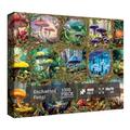 BBOLDIN Colorful Mushroom Puzzle for Adult 1000 Piece, Mushroom Art Puzzle for Adults Painting, Fungi Jigsaw Puzzles 1000 Pieces for Adult
