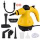 Gecheer Handheld Steam Cleaner, Multipurpose Steam Cleaner, Pressurized Handheld Cleaners, 1000W, with 10PCS Accessory, Portable Steamer for Sofa, Bathroom, Kitchen, Floor Steamer, Window, Counters