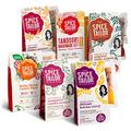 The Spice Tailor - Variety Pack, Including Butter Chicken, Tikka Masala, Korma, Mangalore Coconut Curries, Marinade Kit & Delhi Black Daal, Vegetarian - Friday Curry Night in Bundle