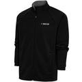 Men's Antigua Black NASCAR Links Full-Zip Golf Jacket