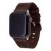 Brown Boston Bruins Leather Apple Watch Band