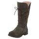 Weitschaftstiefel SHEEGO "Große Größen" Gr. 37, XL-Schaft, grün (oliv) Damen Schuhe Weitschaftstiefel Reißverschlussstiefel Winterstiefel Sommerstiefel