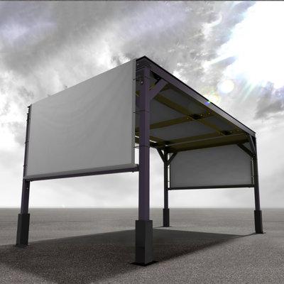 Royal Shade Pergola Sun Shade Canopy Replacement Cover Plastic in Gray | 1 H x 144 W x 120 D in | Wayfair RS-TMP1012-9