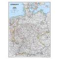 National Geographic Maps Germany Classic Wall Map in Blue | 30 H x 24 W in | Wayfair RE0602814T