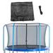 Machrus Upper Bounce Trampoline Safety Net for 8ft Round Trampolines using 6 Curved Poles in Black | Wayfair UBNET-8-4-IS