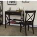 Red Barrel Studio® Gute Desk & Chair Set Wood in Black | 36.5 H x 20.75 W x 20.75 D in | Wayfair F892FD280D7348E9B555E21215B62196