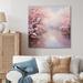 Red Barrel Studio® Pink Cherry Blossom Romantic Impression IV - Print redCanvas, Cotton | 30" H x 30" W x 1" D | Wayfair