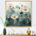 Winston Porter Blue Botanical Oasis IV On Canvas Print Canvas, Cotton in White | 36 H x 36 W x 1.5 D in | Wayfair 78D935FE7E254A819D960BA896A45E48