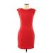 H&M Casual Dress: Red Dresses - Women's Size 8