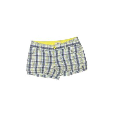 SO Wear It Declare It. Khaki Shorts: Yellow Print Bottoms - Kids Girl's Size 5 - Medium Wash