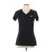 Nike Active T-Shirt: Black Activewear - Women's Size Large