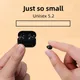 Invisible Earphones Mini Headphones Bluetooth TWS Wireless Touch Game NFC Semi-In-Ear Earbuds Noise