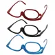 Magnifying Glasses Rotating Makeup Reading Glasses Folding Eyeglasses Cosmetic General +1.0--+4.0